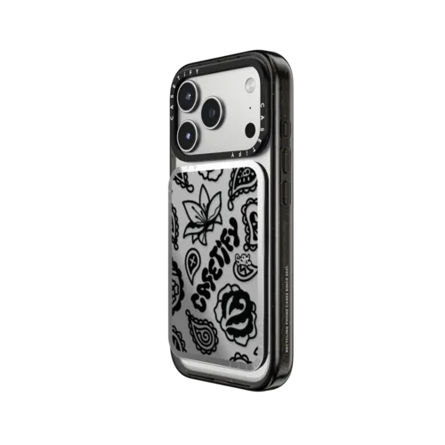 Casetify Vibes | Snappy Cardholder Stand / Snappy Mirror Cardholder Stand MagSafe Compatible / Silver | Image 2