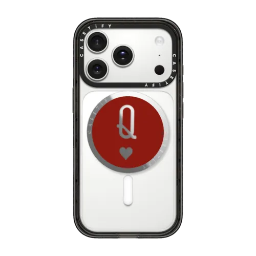 Queen Of Heart | Snappy Grip Stand / Snappy Mirror Grip Stand MagSafe Compatible / Silver | Image 1