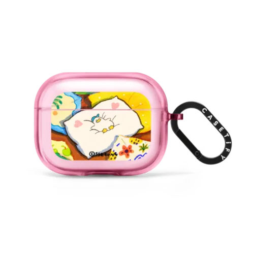 Big Pillows | AirPods Pro 2 / Earbuds Impact Case / Pink Fizz | Image 1