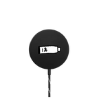 Low Battery |   / PowerThru Magnetic Wireless Charger MagSafe Compatible / Black | Image 1