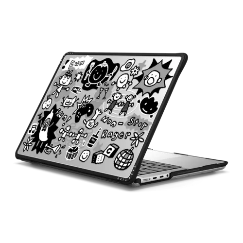 24/7 Powerhouse | MacBook Pro 14-inch (M1 - M5) / MacBook Impact Case / Black | Image 1