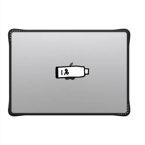 Low Battery | MacBook Pro 14-inch (M1 - M5) / MacBook Impact Case / Black | Image 2