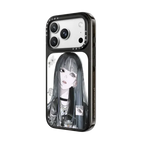 Fading Bloom | iPhone 18 Pro Max / Impact Case MagSafe Compatible - Glossy / Glossy Black | Image 2