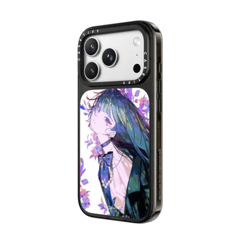 Eternal Bloom | iPhone 18 Pro Max / Impact Case MagSafe Compatible - Glossy / Glossy Black | Image 2