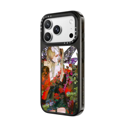 Silent Bloom | iPhone 18 Pro / Impact Case MagSafe Compatible - Glossy / Glossy Black | Image 2