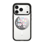 Little Twin Stars 50th Anniversary Sticker Magsafe Grip Stand | Snappy Grip Stand / Snappy Mirror Grip Stand MagSafe Compatible / Silver | Image 1
