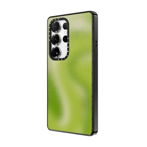 Matcha Swirls | Galaxy S25 Ultra / Impact Magnetic Case / Black | Image 2