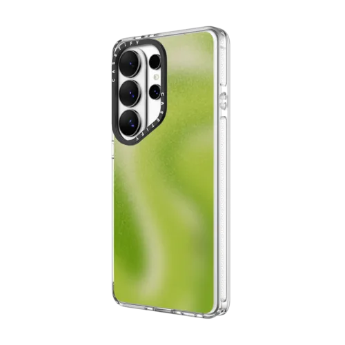 Matcha Swirls | Galaxy S26 Ultra / Impact Clear Magnetic Case / Clear | Image 2