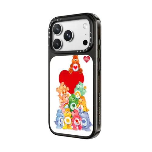 Care Bears In Heart Phone Case | iPhone 18 Pro Max / Impact Case MagSafe Compatible - Glossy / Glossy Black | Image 2