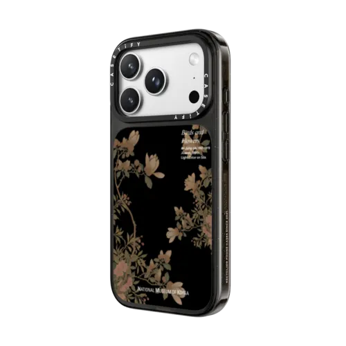 NMK Bird and Flowers Case - Black Mirror Edition | iPhone 18 Pro Max / Impact Case MagSafe Compatible - Glossy / Glossy Black | Image 2