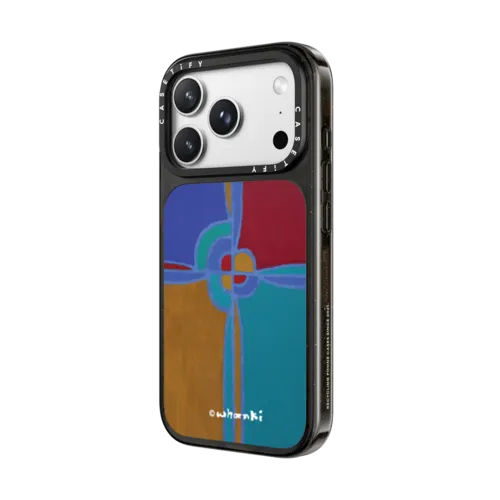 Whanki Cross Composition Case | iPhone 18 Pro Max / Impact Case MagSafe Compatible - Glossy / Glossy Black | Image 2