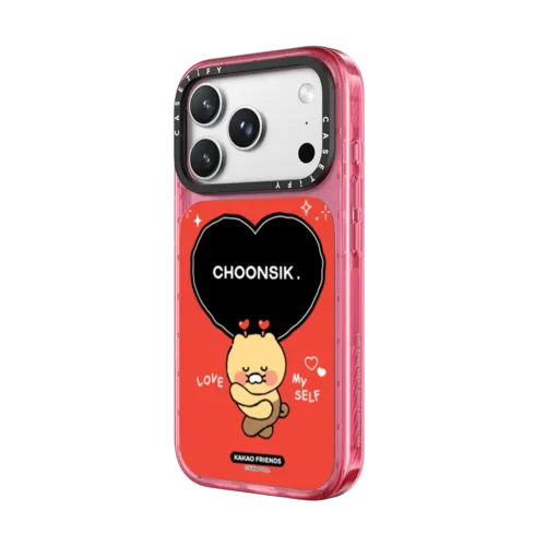 CHOONSIK Love Myself Case | iPhone 18 Pro Max / Impact Case MagSafe Compatible - Glossy / Glossy Pink | Image 2