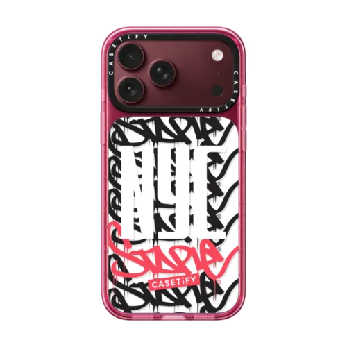 STAPLE Graffiti Custom Case | iPhone 18 Pro Max / Impact Case MagSafe Compatible - Glossy / Glossy Pink | Image 1