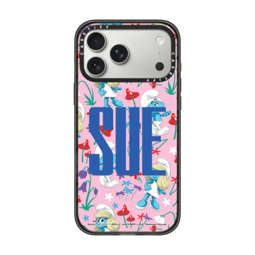 The Smurfs Custom Case - Movie Edition | iPhone 17 Pro Max / Impact Case MagSafe Compatible / Black | Image 1