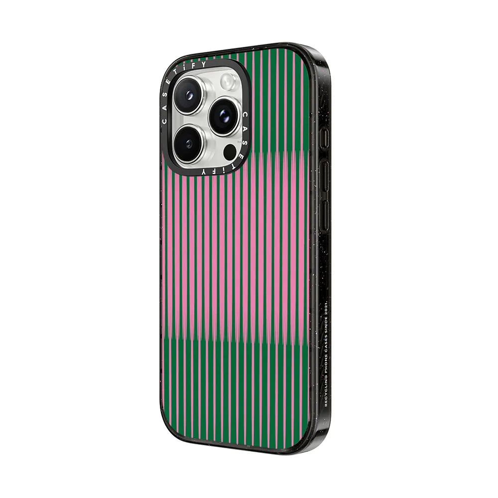 Pink Green Stripes