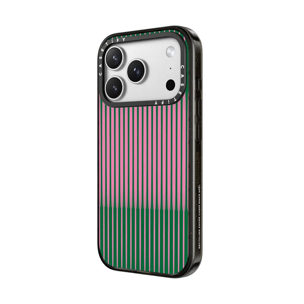 Pink Green Stripes