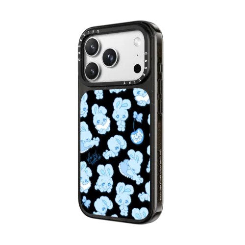 Blue Cherry | iPhone 18 Pro / Impact Case MagSafe Compatible - Glossy / Glossy Black | Image 2