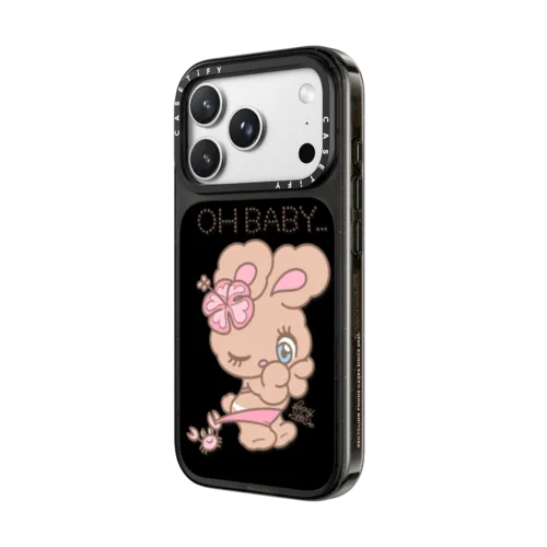 Bikini Bunny | iPhone 18 Pro Max / Impact Case MagSafe Compatible - Glossy / Glossy Black | Image 2