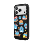 Bugcat Capoo Pattern Case | iPhone 17 Pro Max / Impact Case MagSafe Compatible / Matte Black | Image 2