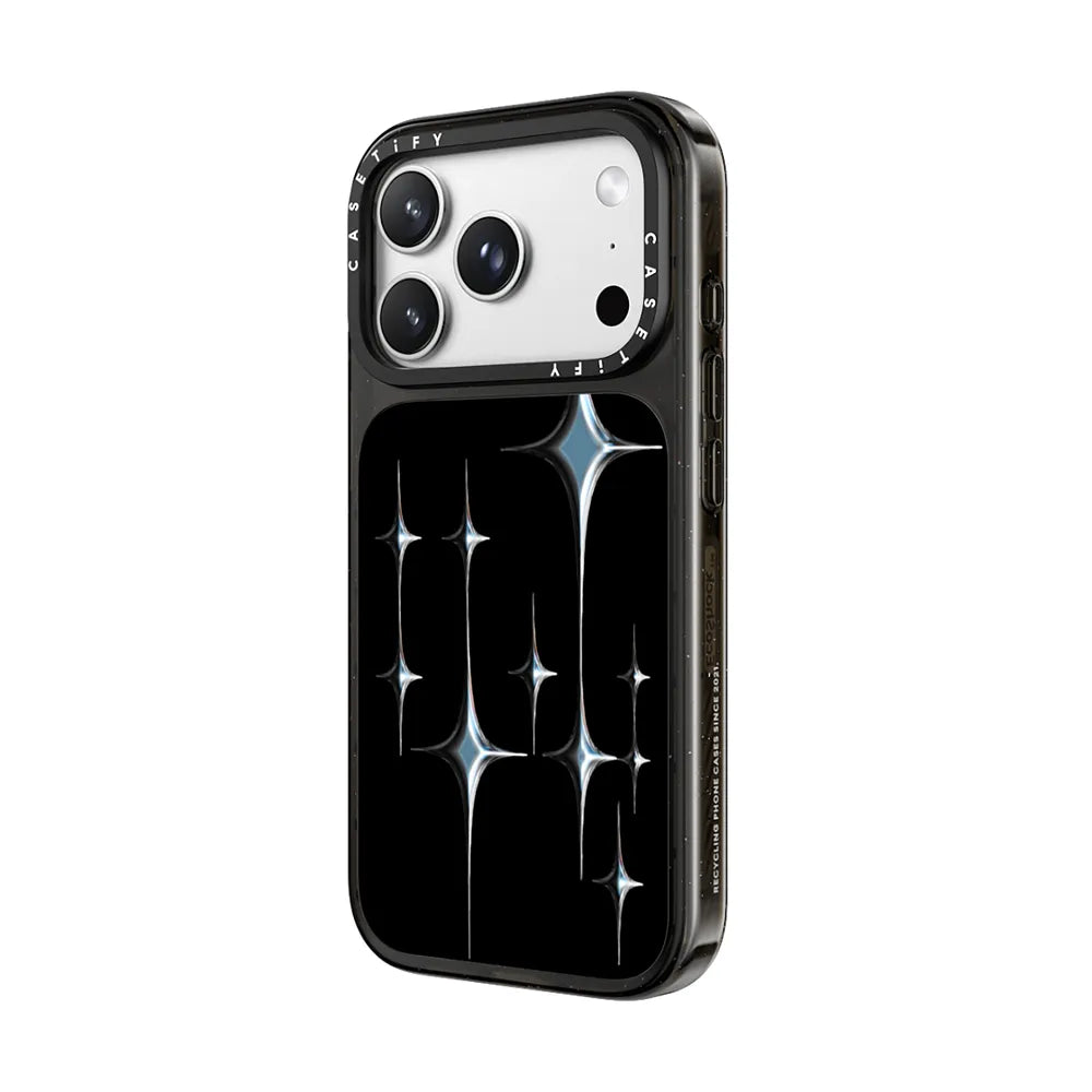 Chrome Sparkles - Graphite - Back to Black