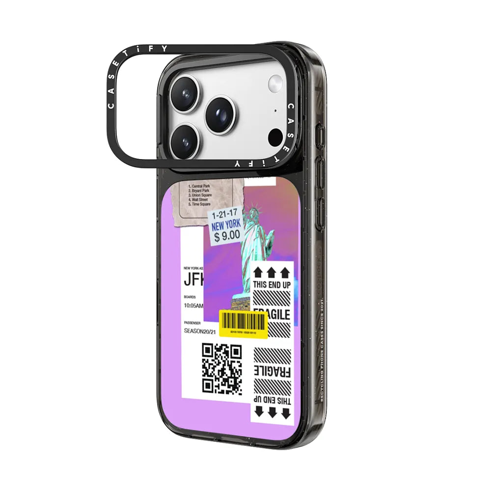 Label Note Case - Pixie Purple