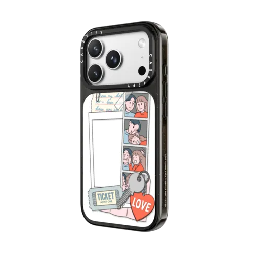Sundae Kids- Polaroid | iPhone 18 Pro Max / Impact Case MagSafe Compatible - Glossy / Glossy Black | Image 2