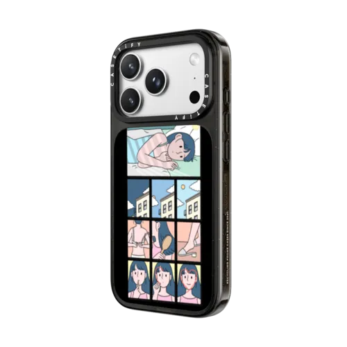 Sundae Kids- Self Care Comic | iPhone 18 Pro Max / Impact Case MagSafe Compatible - Glossy / Glossy Black | Image 2