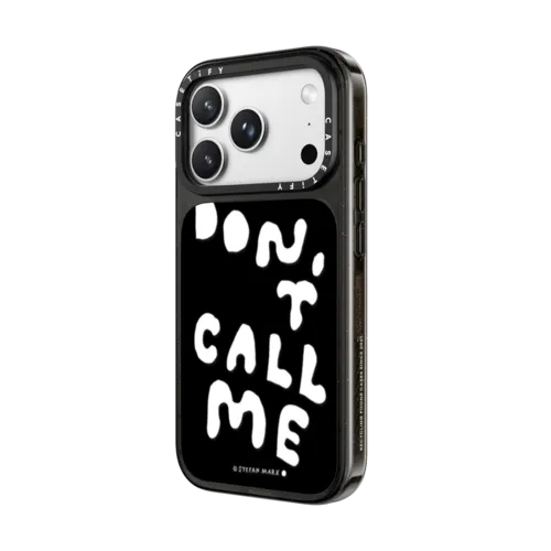 Stefan Marx- Don't Call Me (Clear) | iPhone 18 Pro Max / Impact Case MagSafe Compatible - Glossy / Glossy Black | Image 2