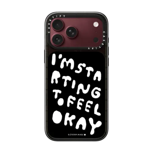 Stefan Marx- I'm Starting To Feel Okay (Clear) | iPhone 18 Pro Max / Impact Case MagSafe Compatible - Glossy / Glossy Black | Image 1