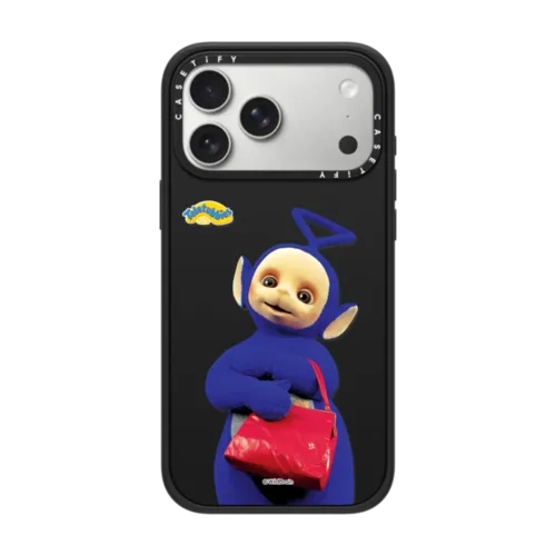 Teletubbies Tinky Winky Case | iPhone 17 Pro Max / Impact Case MagSafe Compatible / Matte Black | Image 1