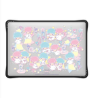 Little Twin Stars 50th Anniversary Sticker Laptop Case | MacBook Air 13-inch (M1 / Intel) / MacBook Impact Case / Black | Image 2