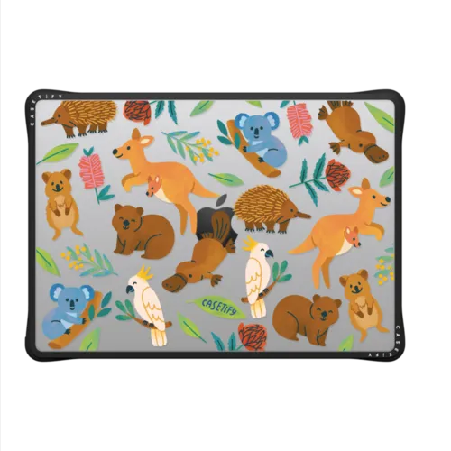 Aussie Animals | MacBook Pro 14-inch (M1 - M5) / MacBook Impact Case / Black | Image 2
