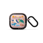 Deep Ocean Wonders | AirPods 4 & 5 / Earbuds Bounce Case / Primrose Pink | Image 1