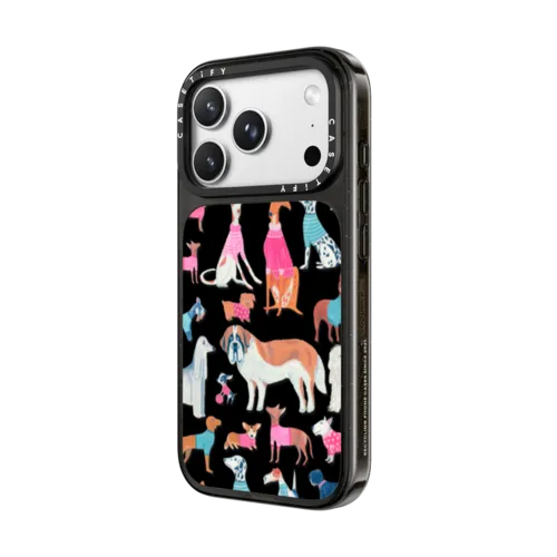 Dogs by Grace Andersson | iPhone 18 Pro Max / Impact Case MagSafe Compatible - Glossy / Glossy Black | Image 2