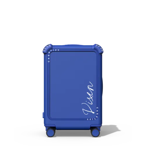 Custom Suitcase | 21" Carry-On Suitcase / Bounce Suitcase / Cobalt Blue | Image 1