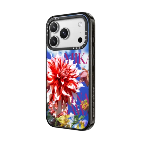 Dahlia Blue Phone Case | iPhone 17 Pro Max / Impact Case MagSafe Compatible / Black | Image 2