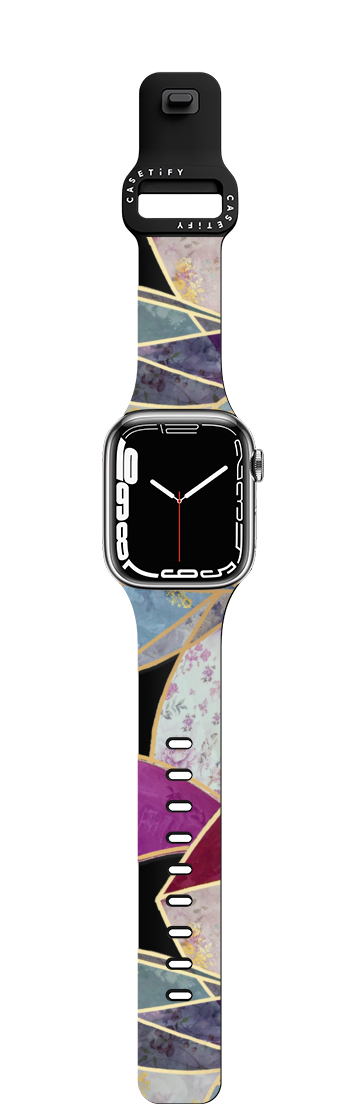 Asian Organza Ribbon | Apple Watch Series 11 & 12 (46mm) / Impact Band / Black | Image 1