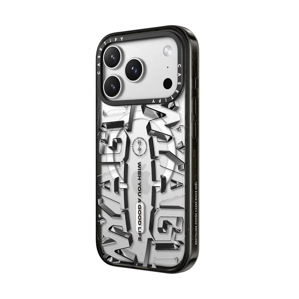 WYAGL Metallic Logo Case
