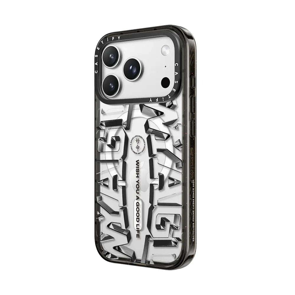 WYAGL Metallic Logo Case