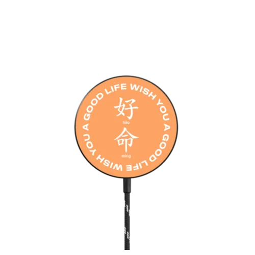 WYAGL Magnetic Wireless Charger - Orange |   / PowerThru Magnetic Wireless Charger MagSafe Compatible / Black | Image 1