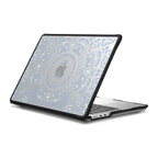 WYAGL Paisley Laptop Case - Blue | MacBook Pro 14-inch (M1 - M5) / MacBook Impact Case / Black | Image 1