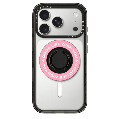 WYAGL Snappy Ring Holder - Pink | Snappy Ring Holder / Snappy Ring Holder MagSafe Compatible / Black | Image 1
