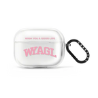 WYAGL Logo Earbuds Case - Pink | AirPods Pro 2 / Earbuds Impact Case / Frost | Image 1
