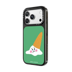 Melting Ice Cream | iPhone 18 Pro Max / Impact Case MagSafe Compatible - Glossy / Glossy Black | Image 2
