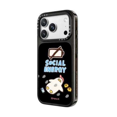Social Energy | iPhone 18 Pro Max / Impact Case MagSafe Compatible - Glossy / Glossy Black | Image 2