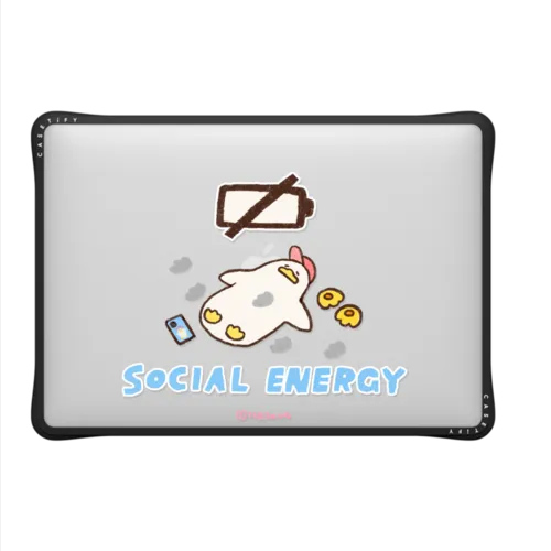 Social Energy | MacBook Air 13-inch (M1 / Intel) / MacBook Impact Case / Black | Image 2