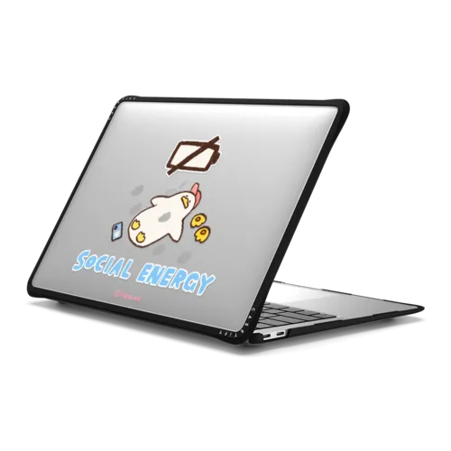 Social Energy | MacBook Air 13-inch (M1 / Intel) / MacBook Impact Case / Black | Image 1