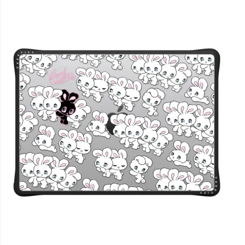 Bunnies PLAY | MacBook Pro 14-inch (M1 - M5) / MacBook Impact Case / Black | Image 2