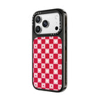 Pink Red Heart Checker