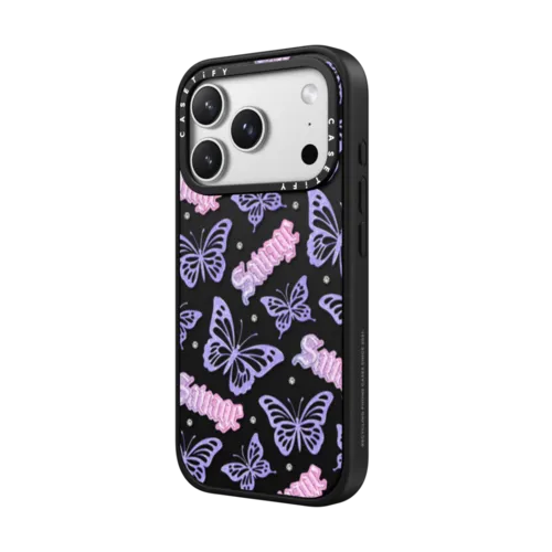 Butterfly Savage | iPhone 17 Pro Max / Impact Case MagSafe Compatible / Matte Black | Image 2